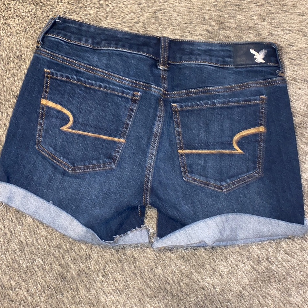 Size 8 AEO 360 Super Stretch MIDI Cuffed Jean